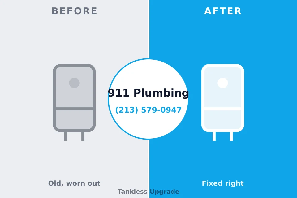 Before and after: plumbing repair Oakland, SC